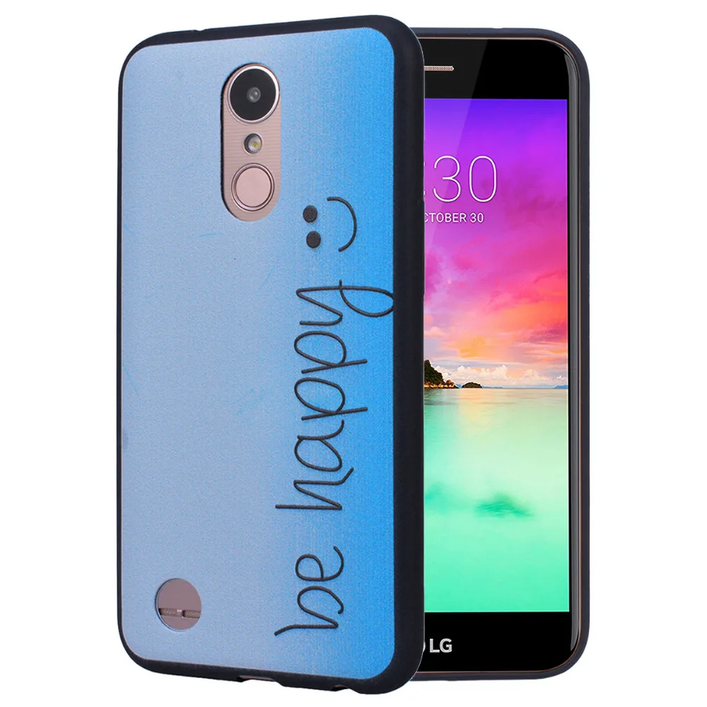 

YOKATA Silicone Case For LG K10 2017 Cute Case For Smile Pattern Back Cover Ultra Thin Case For LG K 10 2017 Phone Case For Girl