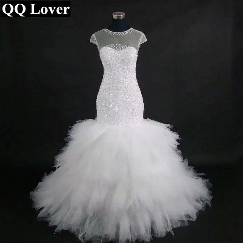 QQ Lover 2019 последняя африканская кожа цвет иллюзия фотосвадебное платье