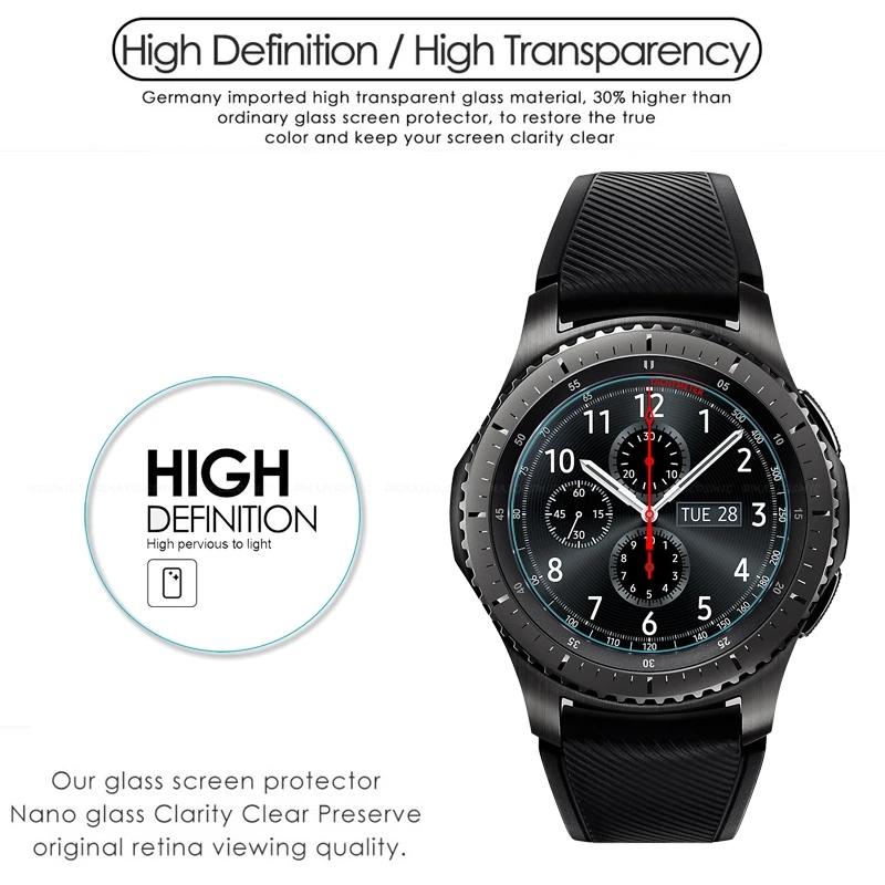Tough-Screen-Protector-Tempered-Glass-For-Samsung-Galaxy-Watch-46mm-42mm-Gear-S3-S2-Classic-Frontier (3)