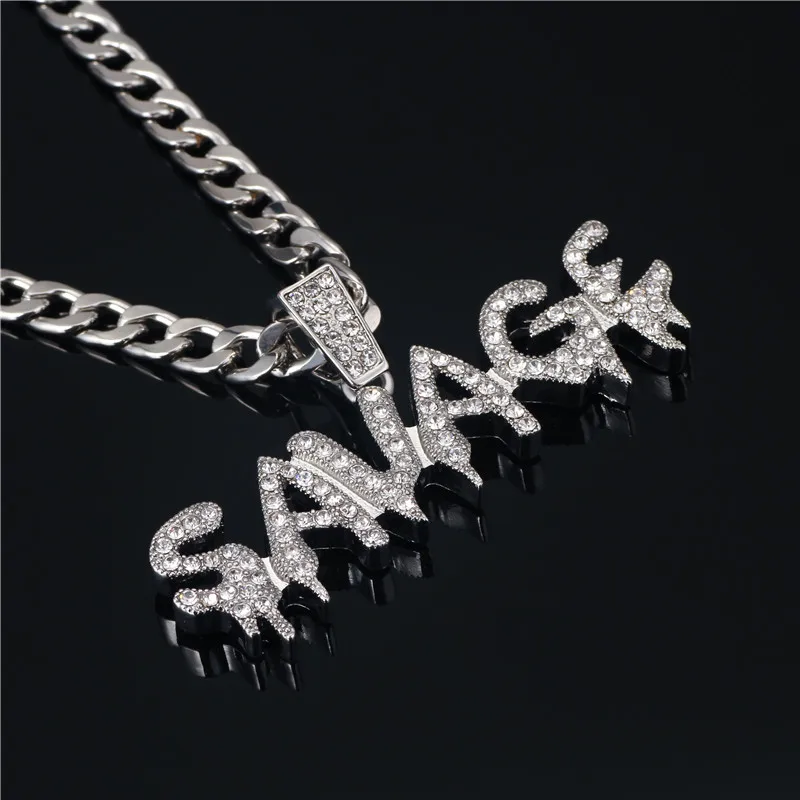Savage Letter Necklace & Pendant 4