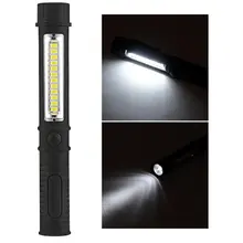 

2 Ways Use Waterproof Portable Lampe Led Work Light Searchlight 12 Leds Lamp Led Worklight Hunting Spotlight for AAA