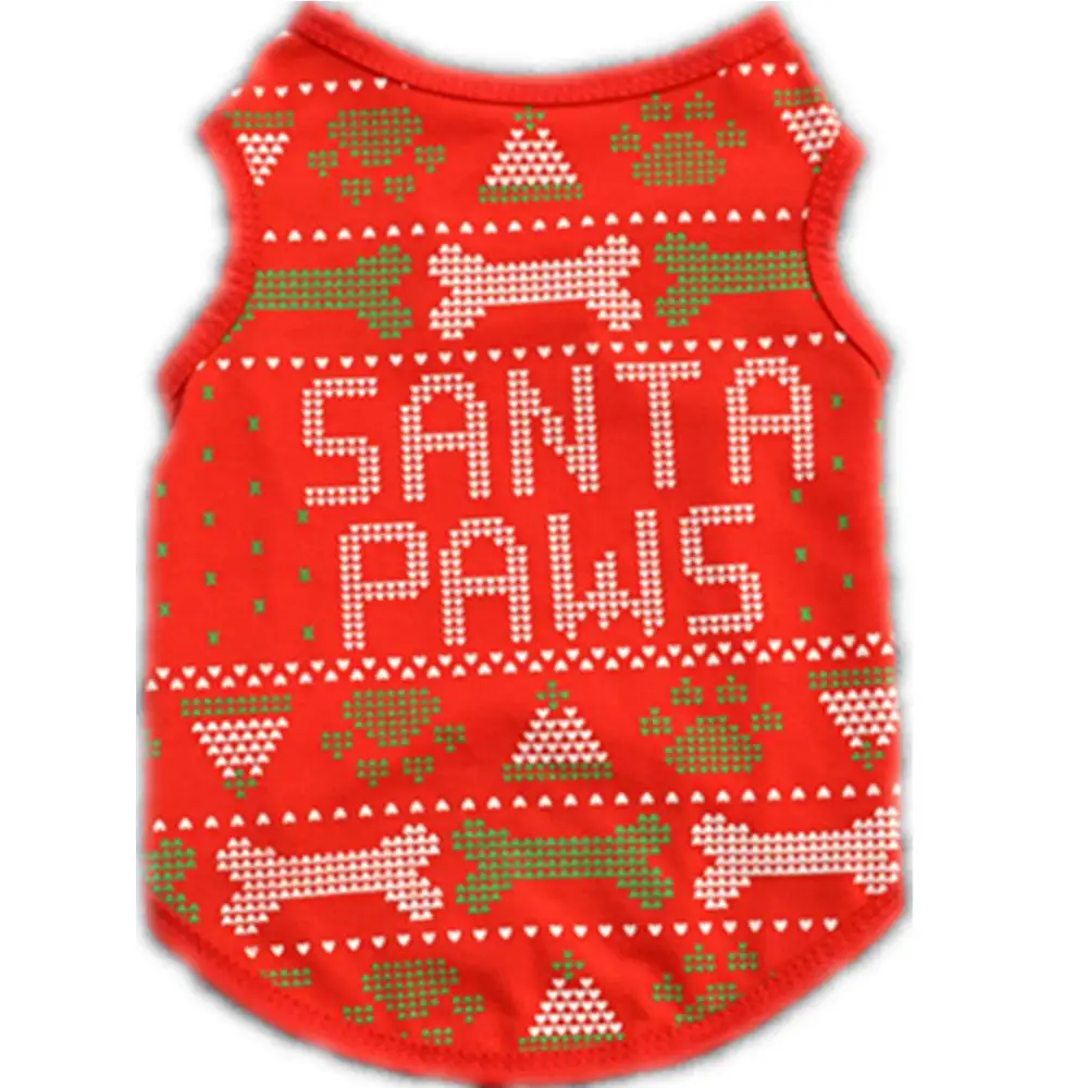 

Dog Shirt Pet Puppy Dog Cat Vest Summer Cotton Cartoon Dog Clothes Hoodies Clothing Pug Poodle Costumes Coat