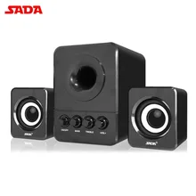 SADA D-203 проводной мини портативный комбинированный динамик для ноутбука настольного компьютера