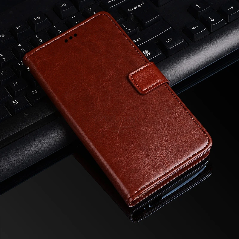 Роскошные Винтаж из искусственной кожи флип чехол Для Doogee BL5500 Lite бумажник Kickstand