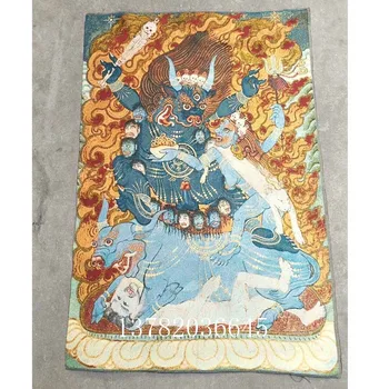 

Nepal Tibet Tangka Silk Hanging Paintings Admire Master Zongkaba