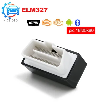 

PIC18F25K80 chip Mini Elm327 V1.5 OBD2 Bluetooth Dignostic Tool Supports J1850 protocol elm 327 WIFI obd II work for ios/android
