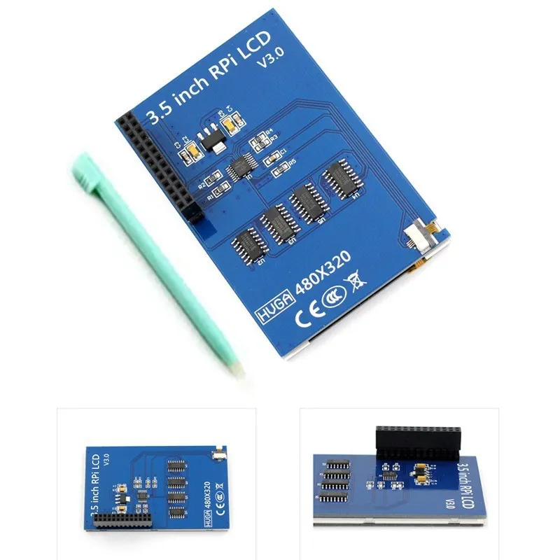 26Pin SPI 3,5 дюймов lcd TFT сенсорный экран дисплей со стилусом для Raspberry Pi 2/Raspberry Pi 3 Model B доска