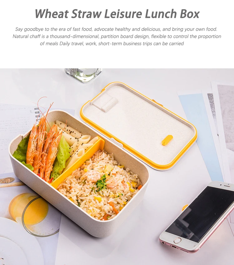 800 мл популярный прямоугольный Ланч-бокс, пластиковый контейнер для еды, микроволновая печь с подогревом, Bento box, переносная коробка для еды для путешествий и пикника
