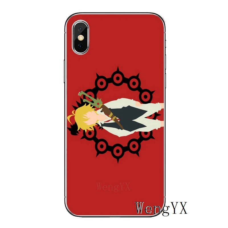 Nanatsu no Taizai Seven Deadly Sin для Apple iPhone X XR 8 7 plus XS Max 6s 6 plus SE 5S 5c 5 4 S 4 Мягкий кожух, чехол для мобильного телефона - Цвет: deadly-sins-A-03