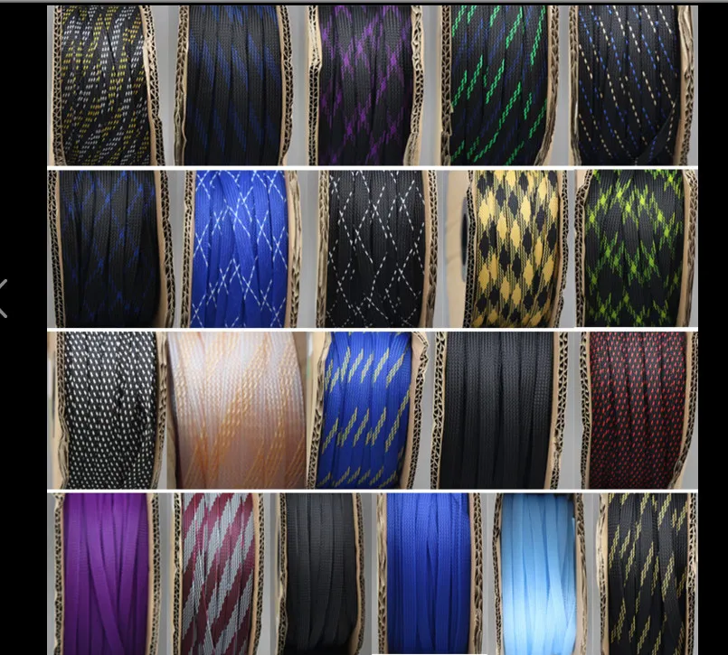 

5M High quality suspension network Acoustics wire protection network snake skin mesh wire diameter 12-22mm Cables guard