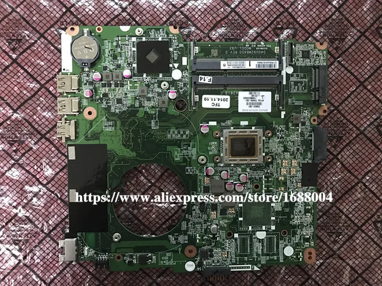 Материнская плата для ноутбука HP 14 N DA0U92MB6D0 REV D 736822 001 100% протестирована 501