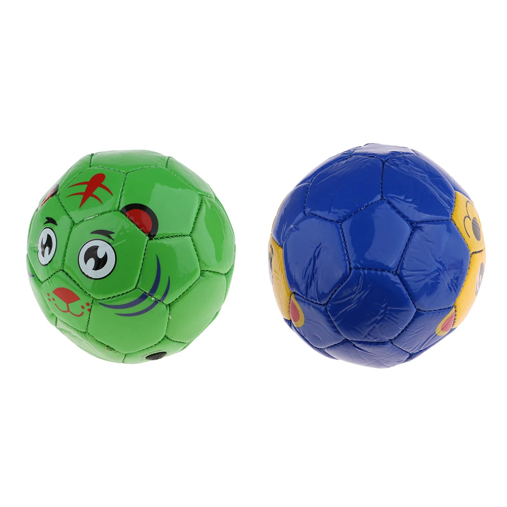 2-Counted 5.5in Soccer Balls Suitable for Small Kids and Pets Indoor/Outdoor Play