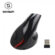 Перезаряжаемая беспроводная Вертикальная компьютерная мышь эргономичная 5 кнопок 2,4G 1200 dpi оптическая Нескользящая мышь для ноутбука настольного ПК игры