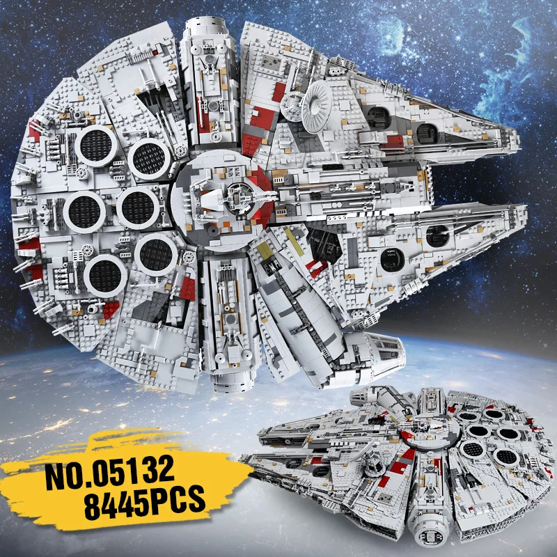 

new 05132 set star destroyer millennium falcon compatible with LegoINGlys 75192 bricks kit building blocks birthday gifts