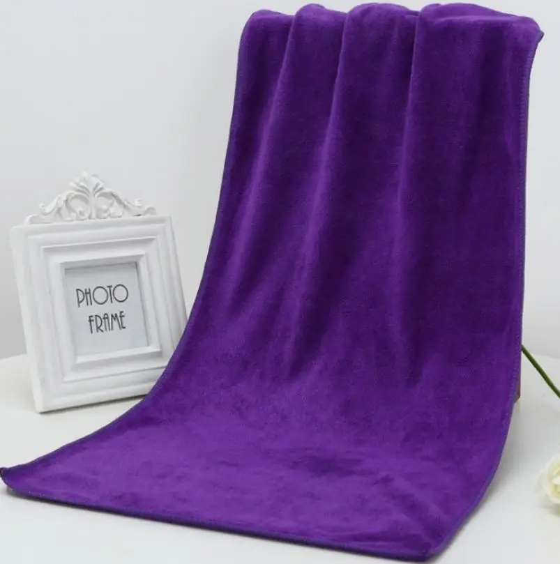 Microfiber towel strong water absorption 400 g polyester brocade 35*75 towel Microfiber towel strong water absorption 400 g polyester brocade 35*75 towel