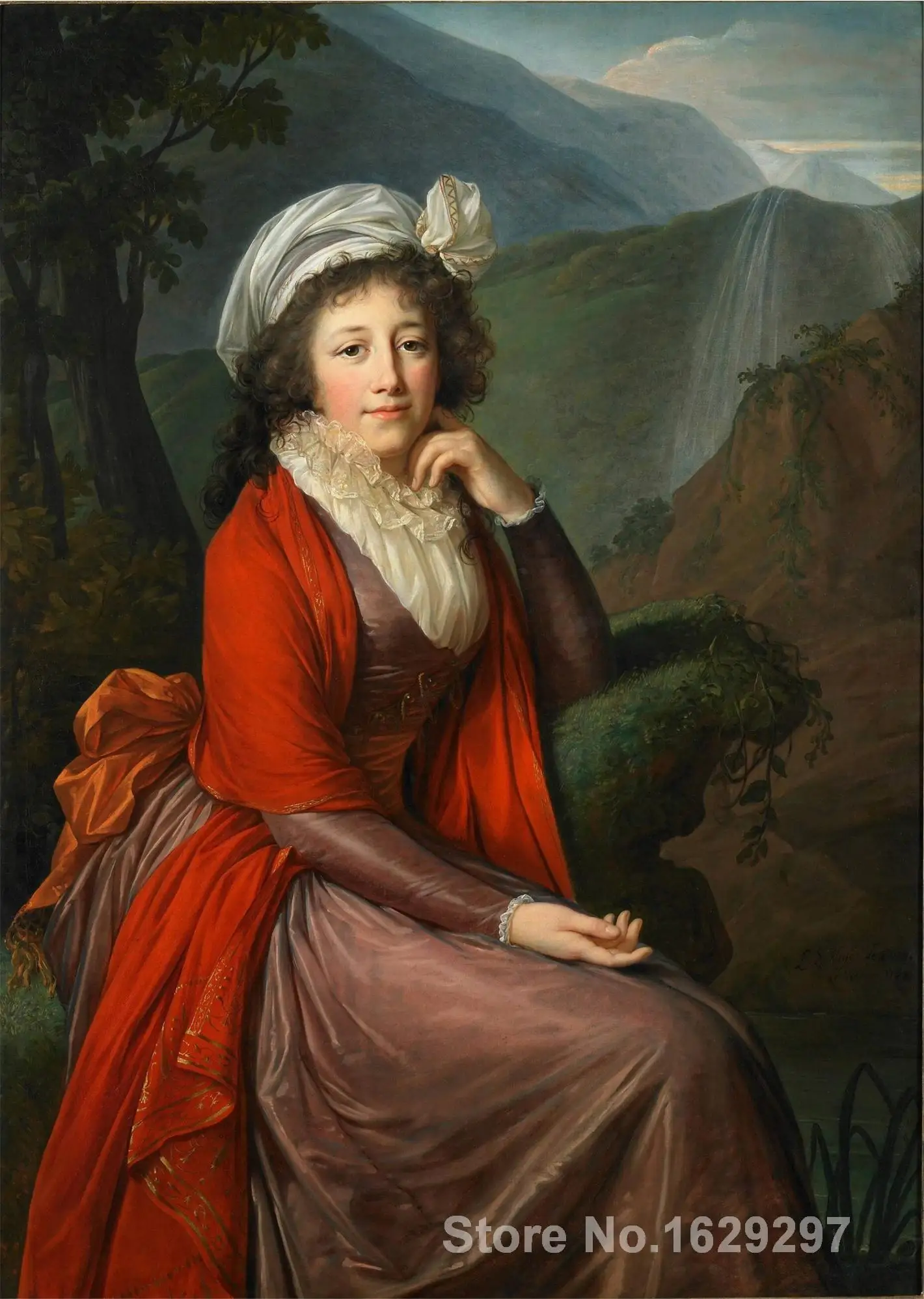 

Canvas Paintings for living room Portrait de la comtesse Maria Theresia Bucquoi Elisabeth Vigee Lebrun High quality Hand painted