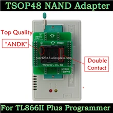 Adaptador andk tsop48 nand, adaptador para xgecu minipro tl866ii plus programador tsop48 tl866 nand flash chips tsop48