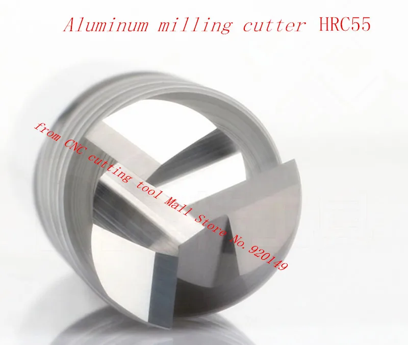 

HRC55 3F cutter for aluminum with high light aluminum cutter , with aluminum,1.0-20.0mm,Aluminum milling cutter, free shipping!