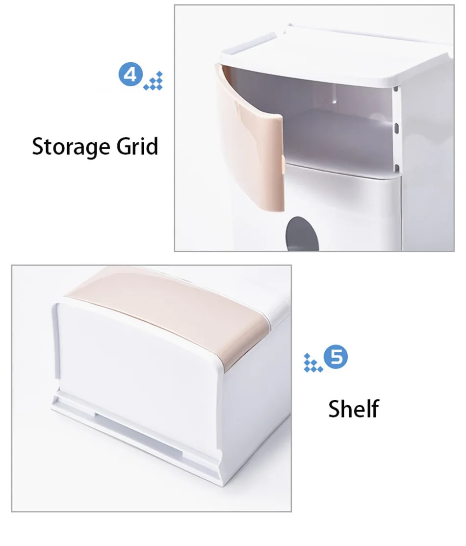 ONEUP держатель для туалетной бумаги Ванная комната двухслойная Водонепроницаемая коробка для салфеток склад-хралилище подставленное к стене коробка портативный держатель для туалетной бумаги