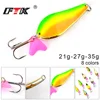 FTK 1PC 8Colors Metal Spinner Fishing Lure Hard Baits Spoon 23g/27g/35g 6.8/7.5/8.5cm With Hook Paillette Wobbler Pesca Tackle ► Photo 2/6