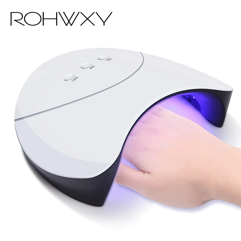 

ROHWXY 36W UV Lamp LED Lamps Nail dryer Double Power Nail Lamps for Nail UV Gels Polish USB Charge Nail Art Tools