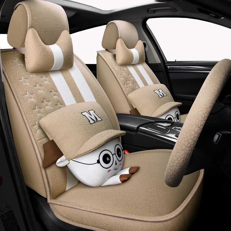 

New Cartoon Universal car seat covers for Mitsubishi all models ASX outlander lancer pajero sport pajero dazzle car
