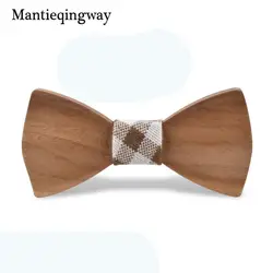 Mantieqingway Детские деловые свадебные костюмы деревянная бабочка галстук твердая деревянная бабочка Gravatas дети мальчики девочки Свадебный