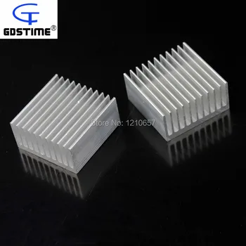 

100pieces lot 40 x 40 x 20mm Aluminum Heatsink IC Led Chip Heat sinks Cooler