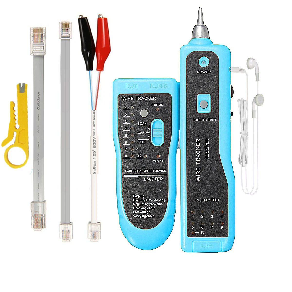 

Line Diagnose Tester High Quality Telephone Wire Tracker Tracer Toner Ethernet LAN Network Cable Tester Detector For Cat5 Cat6
