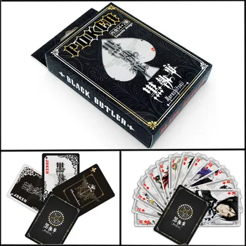 

Free Shipping NEW Charles Sebastian Kuroshitsuji anime cartoon poker card Playing Card Cartoon Poker Tarot for board game