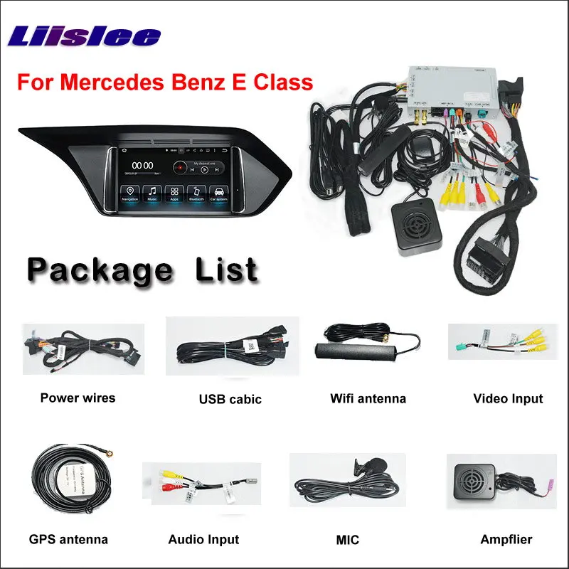 Top Liislee Car Android Multimedia For Mercedes Benz E Class 2013~2015 Radio Stereo Ipod RDS CD DVD Player GPS Nav Navigation System 4