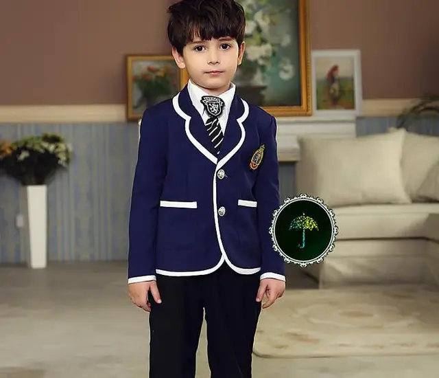 British School kindergarten uniforms for boy /girl suits kids clothes
