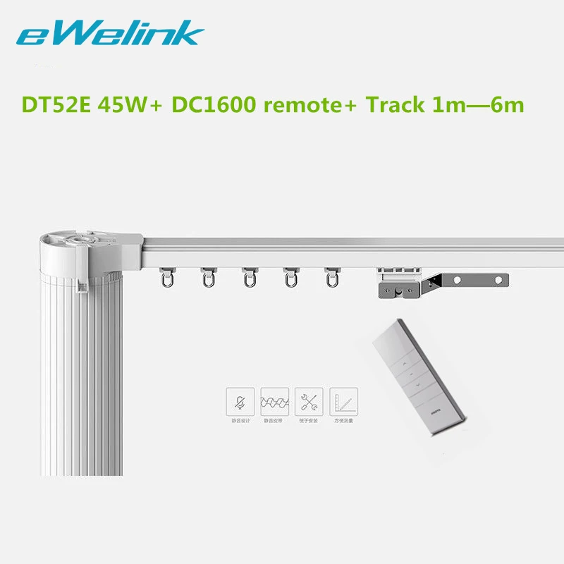 Dooya Electric Curtain Track System Curtain Motor Dt52e 45w