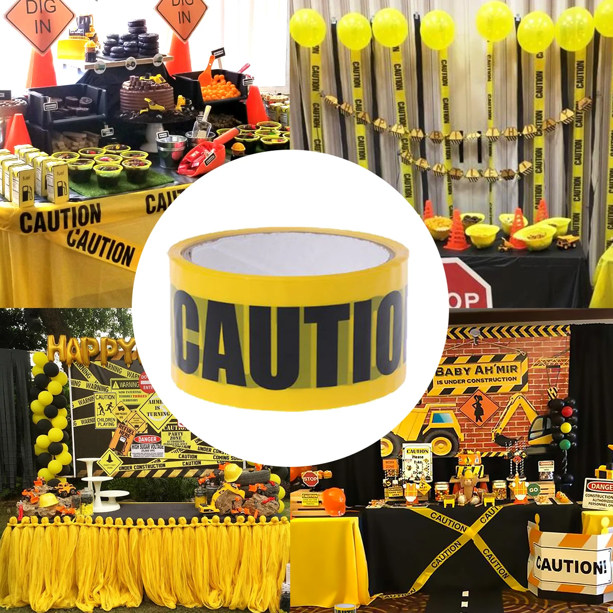 Construction Party Decorations Truck Party Car Birthday Decor Tractor