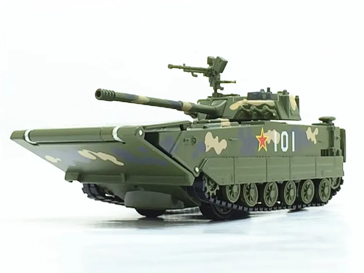 1:32 Масштаб военный амфибия штурмовой танк Стайлинг сплав автомобиль моделирование мини-игрушка модель со звуком светильник для детей подарок
