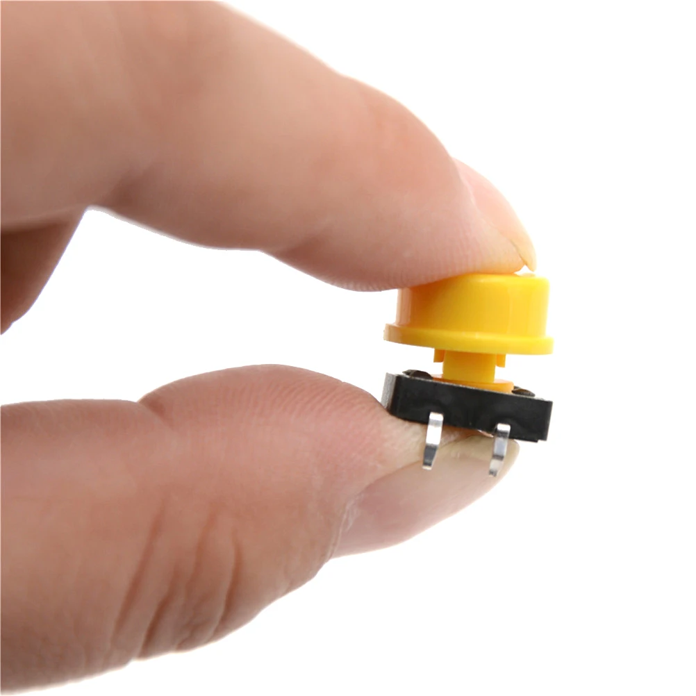 10PCS B3F-4055 Tactile Switch Key W// Keycap Push Button Switch 12x12x7.3mm