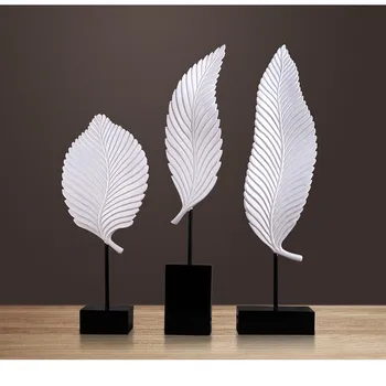 

3Pcs/set Interior Decoration Leaves Home Decoration Accessories Bedroom Room Personality Gift Home Decor Figurines R1493