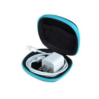 

Durable Earphone Holder Desk Organizer Bags Headphones Cable Earbuds Storage Carrying Pouch Bag Usage SD Card Hold Box