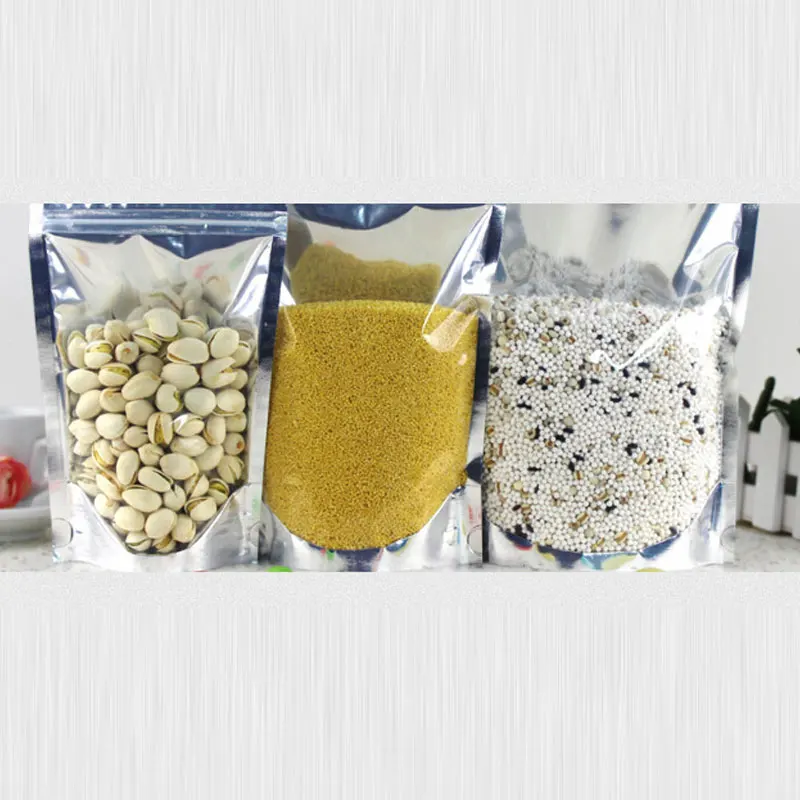 500 шт 9x15 + 3 фольги Ziplock мешки прозрачные пластиковые пакеты Pe прозрачный мешок на