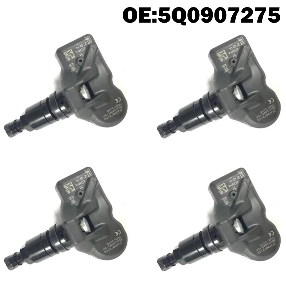 

4 PCS Car Tire Pressure Monitor Sensor TPMS 5Q0907275 for vw MK 7 golf 7 MK 6 golf 6 Touareg for Audi Q2 PORSCHE