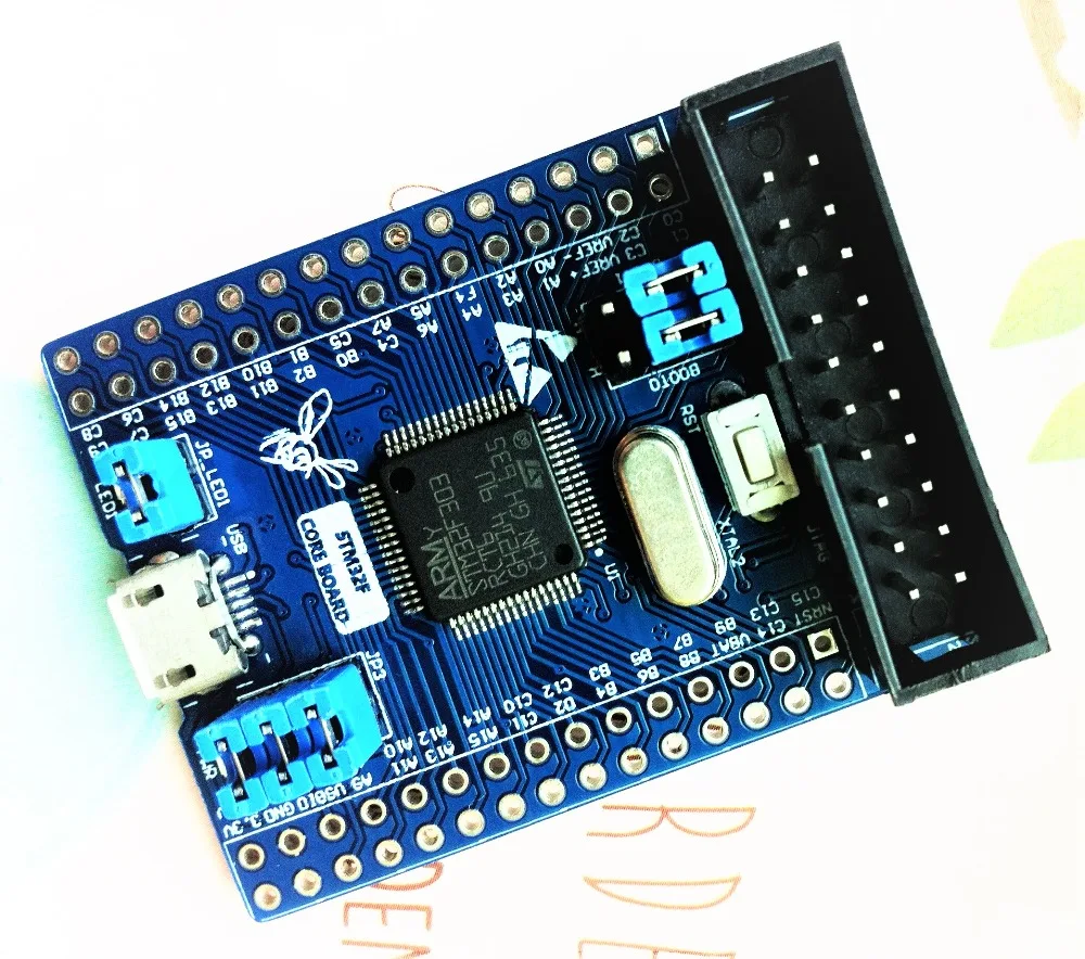 Материнская плата STM32F303 минимальная системная STM32F303RCT6 макетная мини F303|Крышки