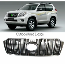Car Styling Auto Parts Front Middle Grill Grille Fit For TOYOTA Land Cruiser Prado Vehicle 2010-2013 year