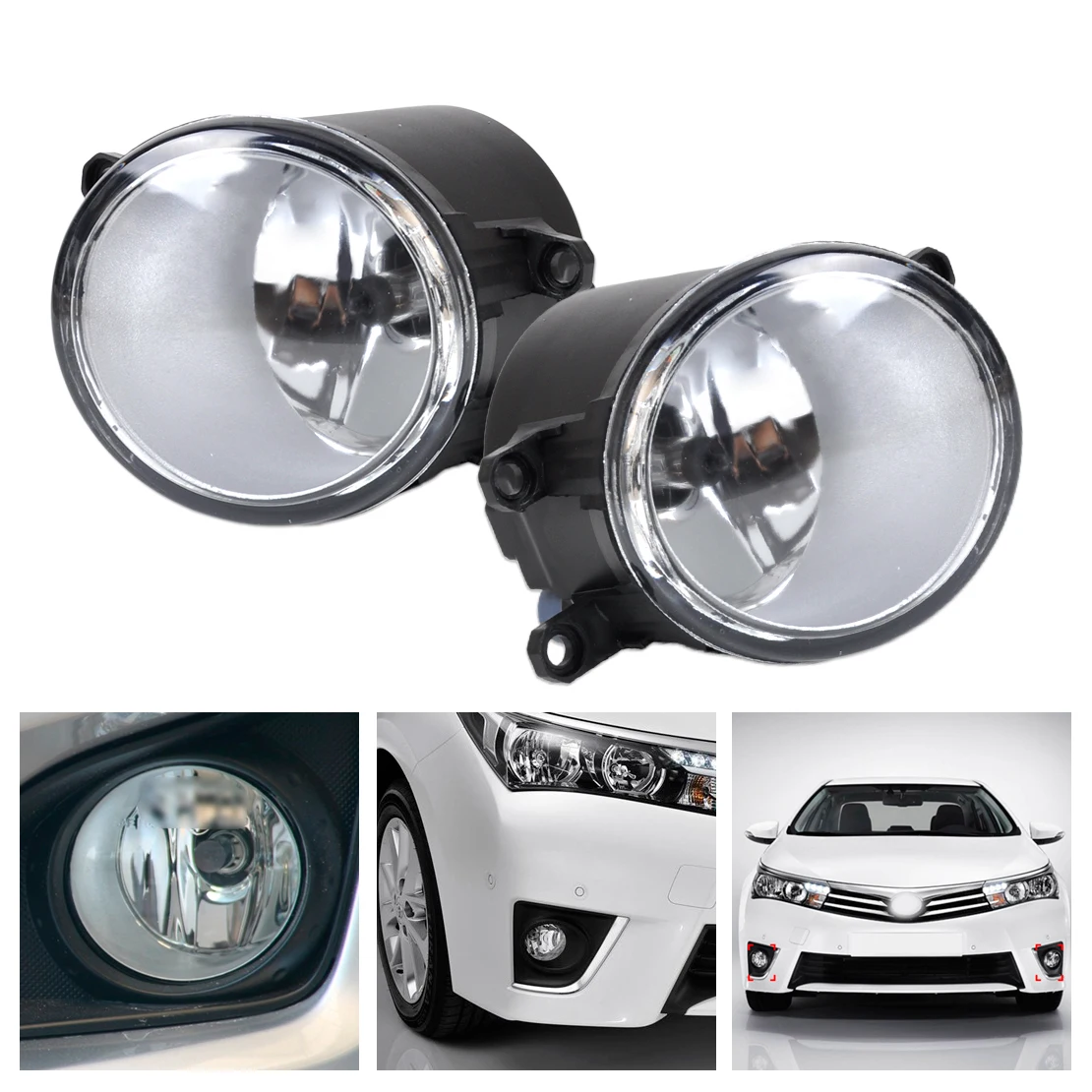 DWCX 2х левый+ правый противотуманный светильник Набор для Toyota Camry Corolla Yaris Lexus GS350 GS450h LX570 HS250h IS-F LX570 RX350 RX450h