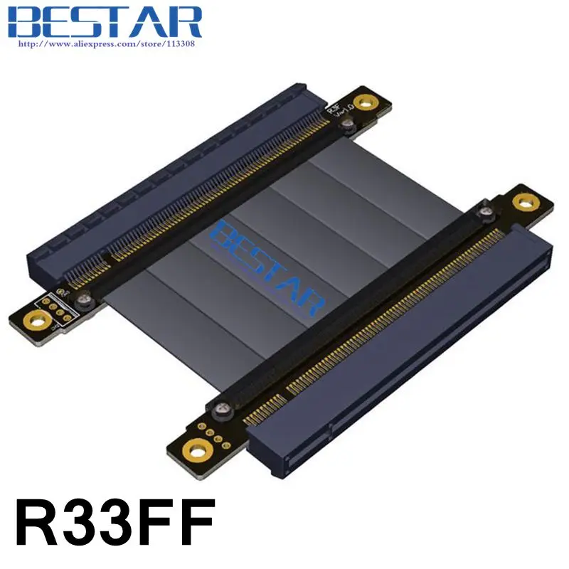 Pci-express x1 x4 x8 X16 Macho para Homem Pci-e 3.0 Macho para Fêmea 1x 4x 8x 16x Cabo de Extensão Gráfica Pcie Fêmea para Fêmea - Imagem 3