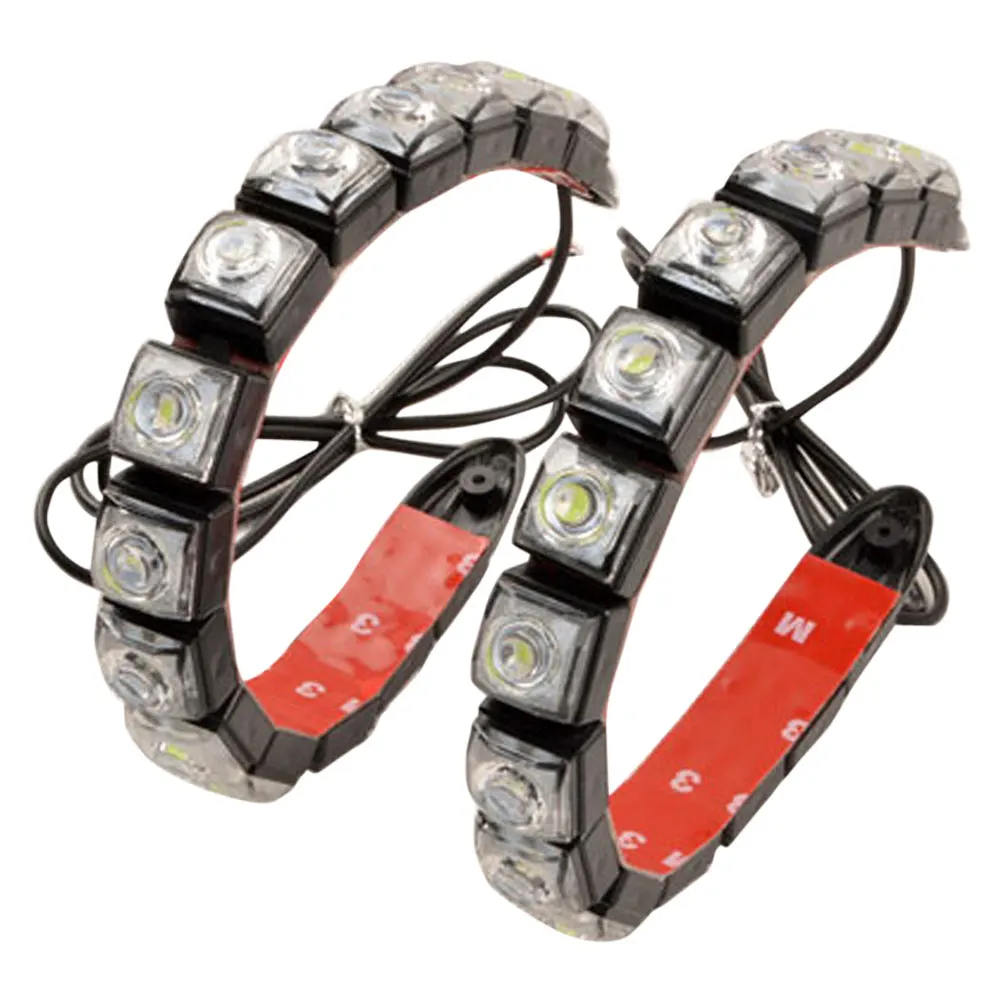 Светодиодная лента 0 5 Вт DC12V 6000 К 6Led/8Led/10Led/12Led/14Led 17/45 см дневное ходовое освещение