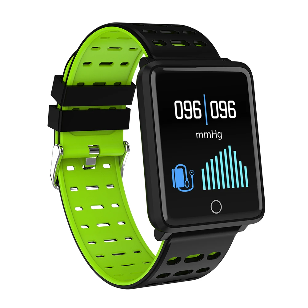 

Smart Bracelet 1.44 Inch Color Screen Heart Rate Blood Pressure Monitor GPS IP68 Waterproof Fitness Tracker intelligent Bracelet