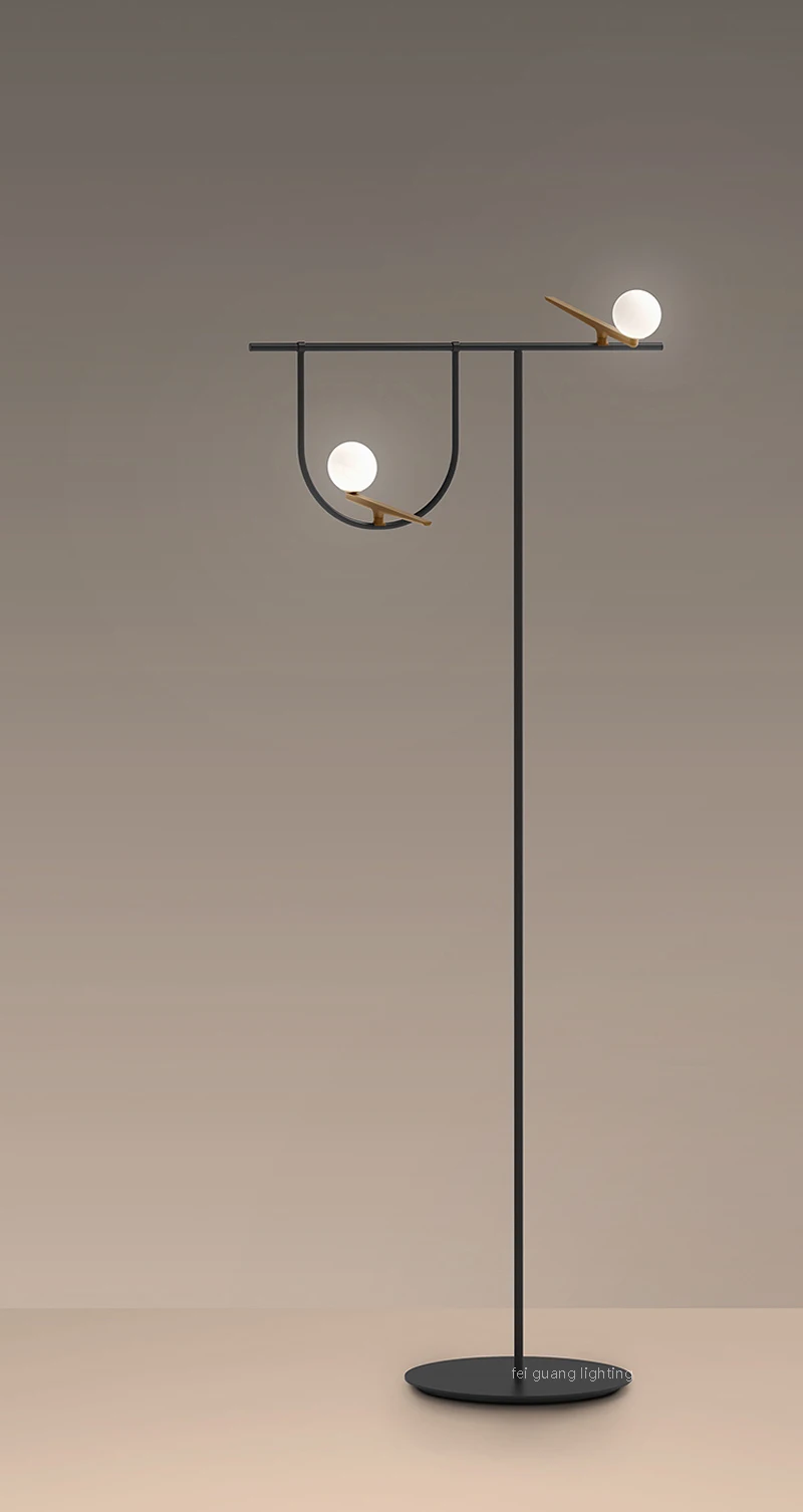 Постмодерн минималистичный креативный торшер с птицей индивидуальный дизайн кованого железа модель комнаты торшер