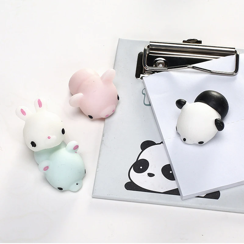 Small animals toys cute ornaments vent decompression Mochi Squishy Cat Squeeze Healing Fun Kids Kawaii Toy
