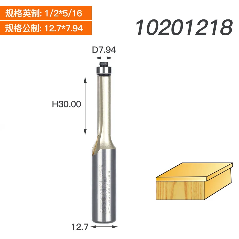 1/4 1/2 хвостовик для промывания и подравнивания фрезы для дерева обрезные фрезы подшипник деревообрабатывающий инструмент Торцевая Мельница Фреза Арден фрезы - Длина режущей кромки: 10201218