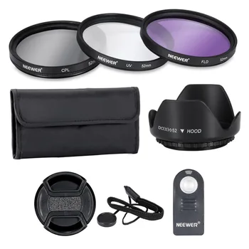

Neewer 52MM UV CPL FLD Filters and Accessory Kit and ML-L3 IR Wireless Remote Control